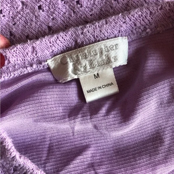 Lilac midi skirt - Christopher and Banks - Size M - Picture 4 of 4